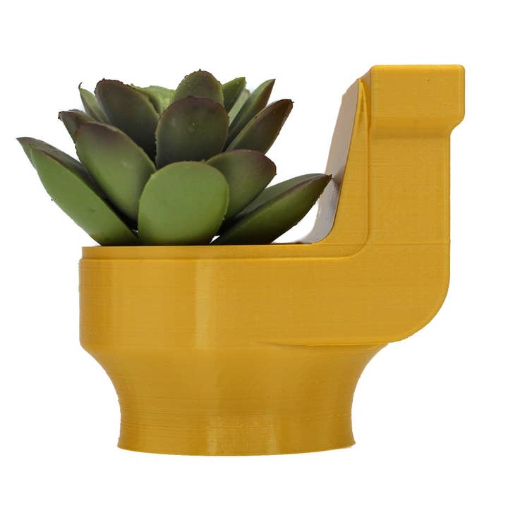Clever Contraptions - Wholesale Plant Pot - Toilet Succulent Planter | The Pot Pot | The Golden Throne