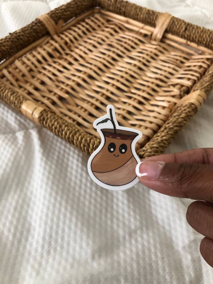 Mini pegatina para jarrón con forma de planta || Resistente al agua || Vinilo para venta al por mayor de Living Creativity