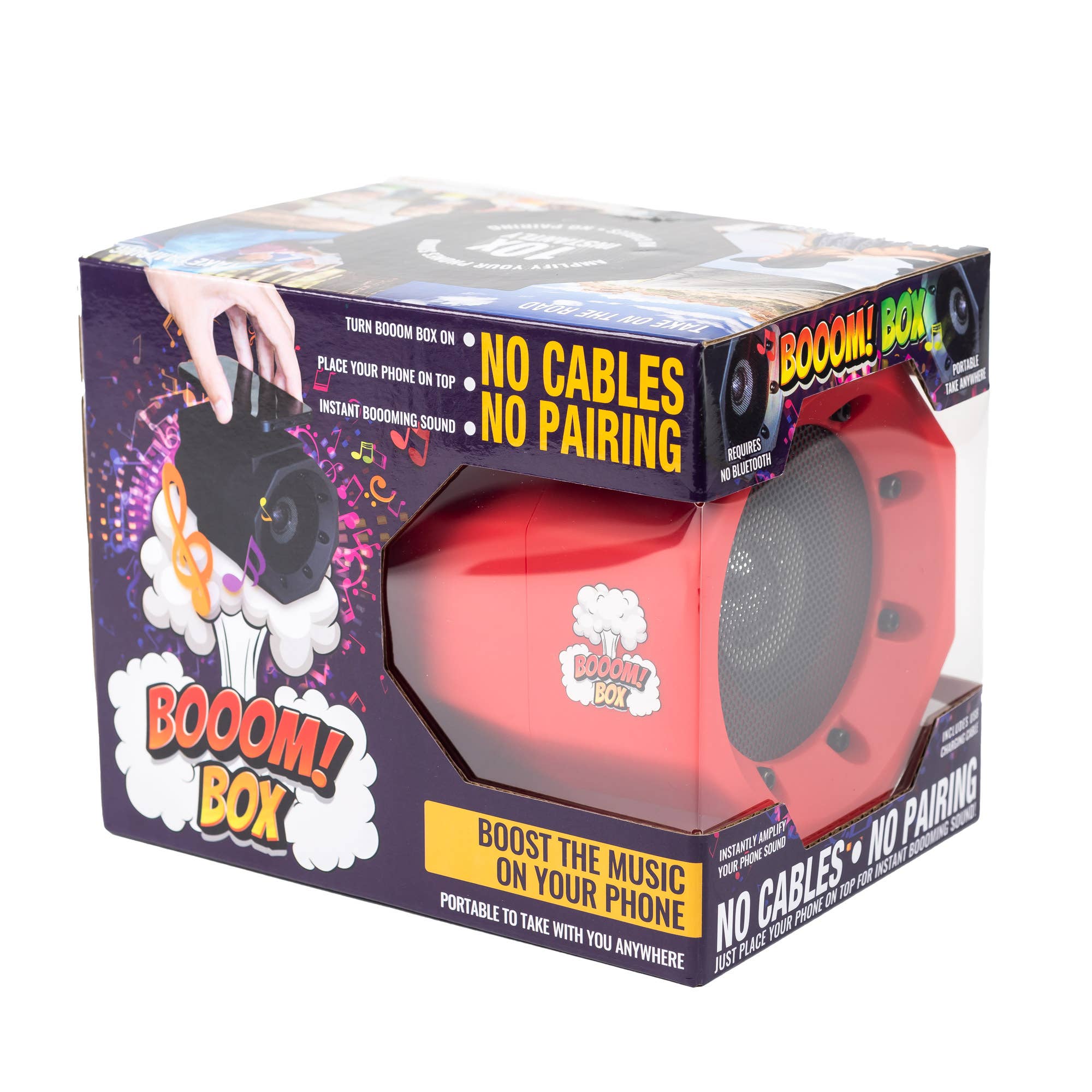 Mad Man - Vente Haut-parleurs - Haut-parleur BOOOM Box - Amplifiez le volume de votre téléphone 10 fois instantanément !24