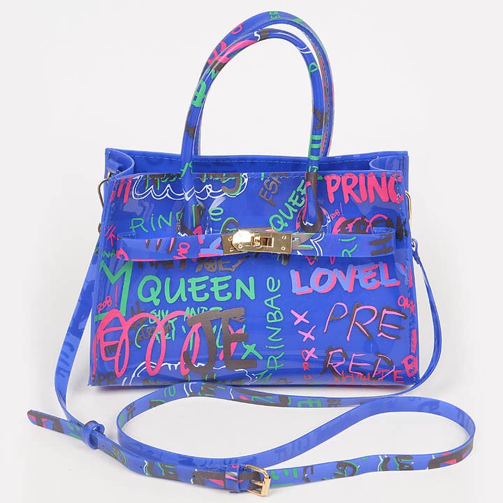 3AM BY H&D ACCESSORIES - Vendita all'ingrosso Cartella - Donna - Borsa a tracolla in PVC Graffiti