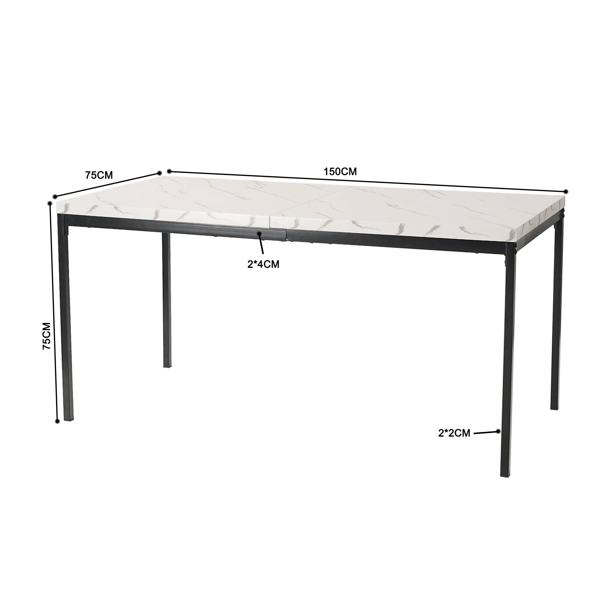 39F Inc. - Wholesale Patio Set - 5-Piece Dining Set 59” Table with Swivel Chair ForRestaurant3