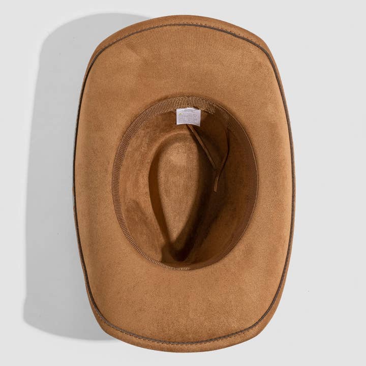 Collections by Fame Accessories - Wholesale Fedora - Women's - Studded Western Bull Head Strap Cowboy Hat4