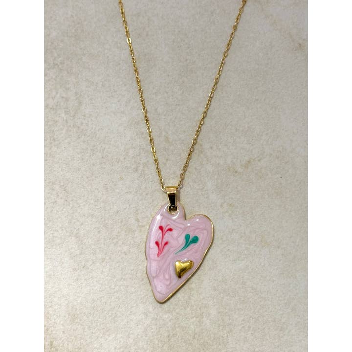 Cassette Barcelona - Wholesale Pendant/Charm Necklace - Dali Heart Necklace