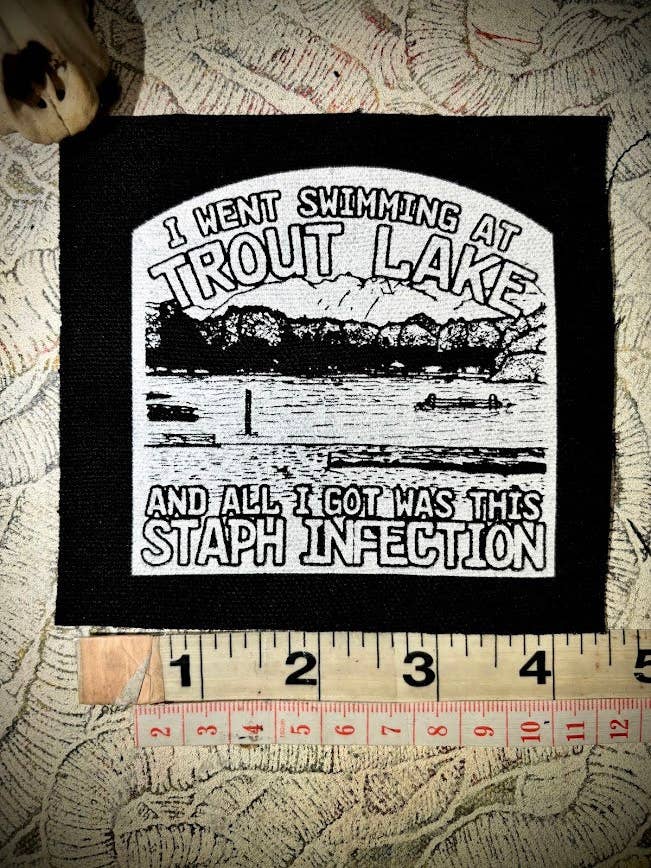 Tout Lake/Staph infection patch. for wholesale by Three Raccoons