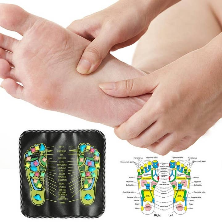 VIGOR - Wholesale Body Massager - Reflexology Acupressure Mat Pad Massager Massage Foot Stone