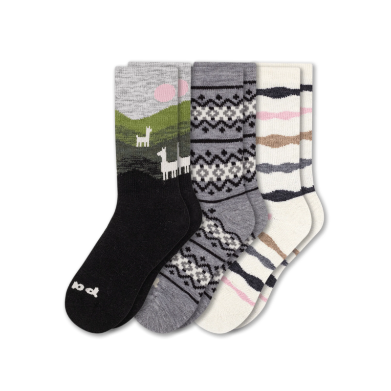 Pacas - Wholesale Socks - Women's - 3 Pack - Women's Crew Pacas Socks37