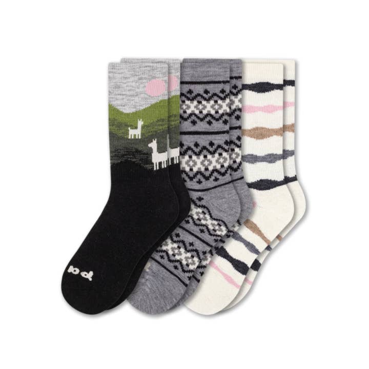 Pacas - Wholesale Socks - Women's - 3 Pack - Women's Crew Pacas Socks37