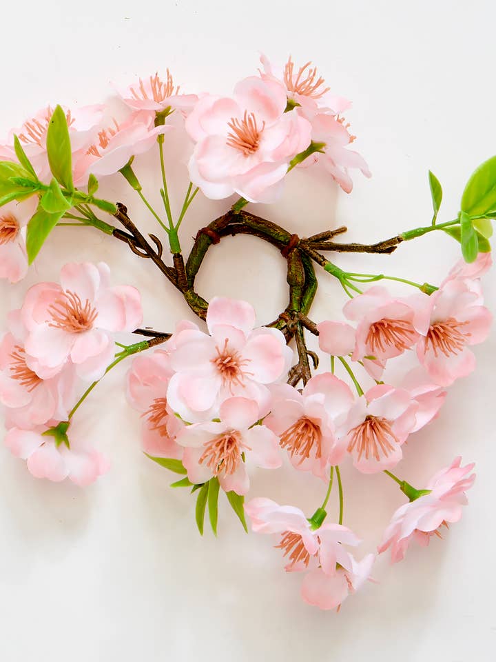 1.25" Cherry Blossom Candle Ring for wholesale by WORTH IMPORTS