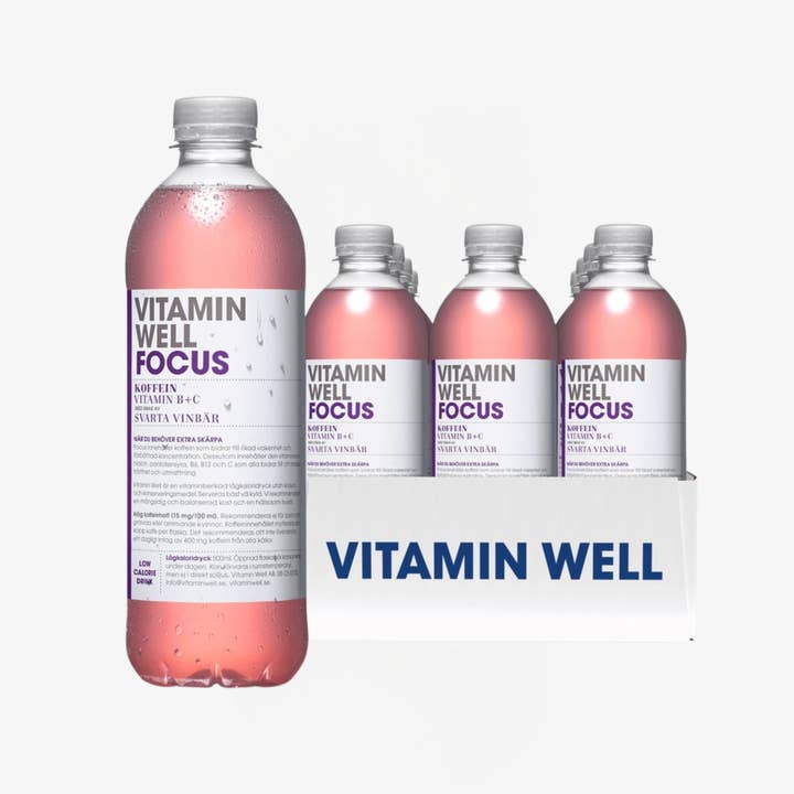 Vitamin Well Focus 500 ml (12 - Pack) voor wholesale door Nordic Refreshment