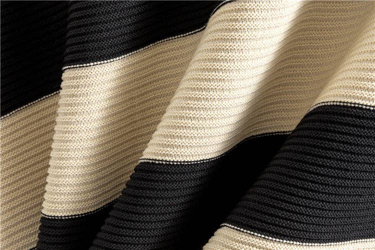 Classic Black Chic Korean TwoPiece Knit Set Cardigan  Top for wholesale on Faire14