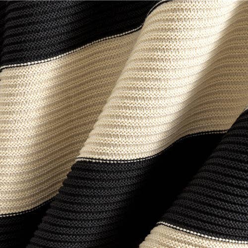 Classic Black Chic Korean TwoPiece Knit Set Cardigan Top for wholesale on Faire14