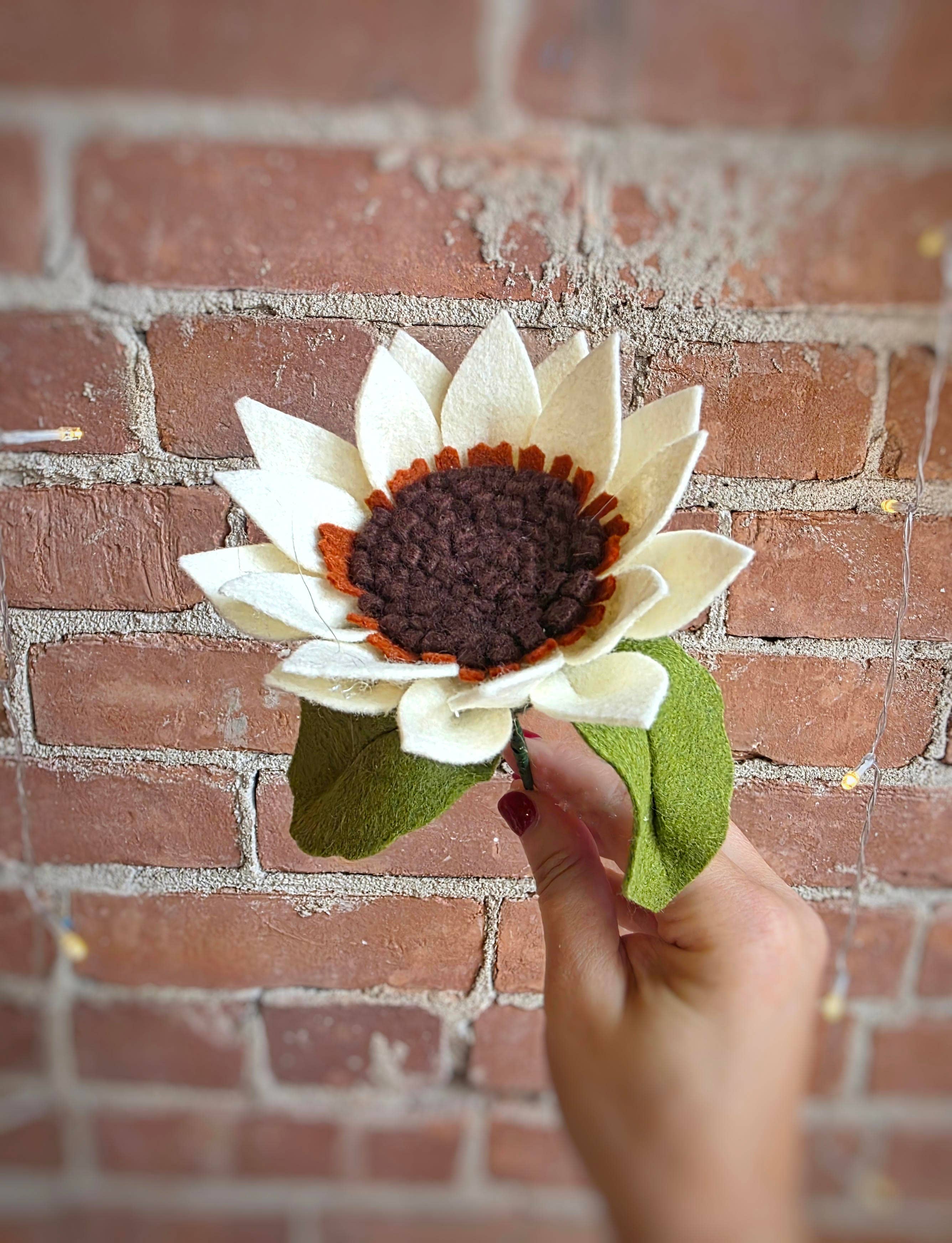 Madymae Felt Florals - Wholesale Artificial Flowers - Felt Sunflower7