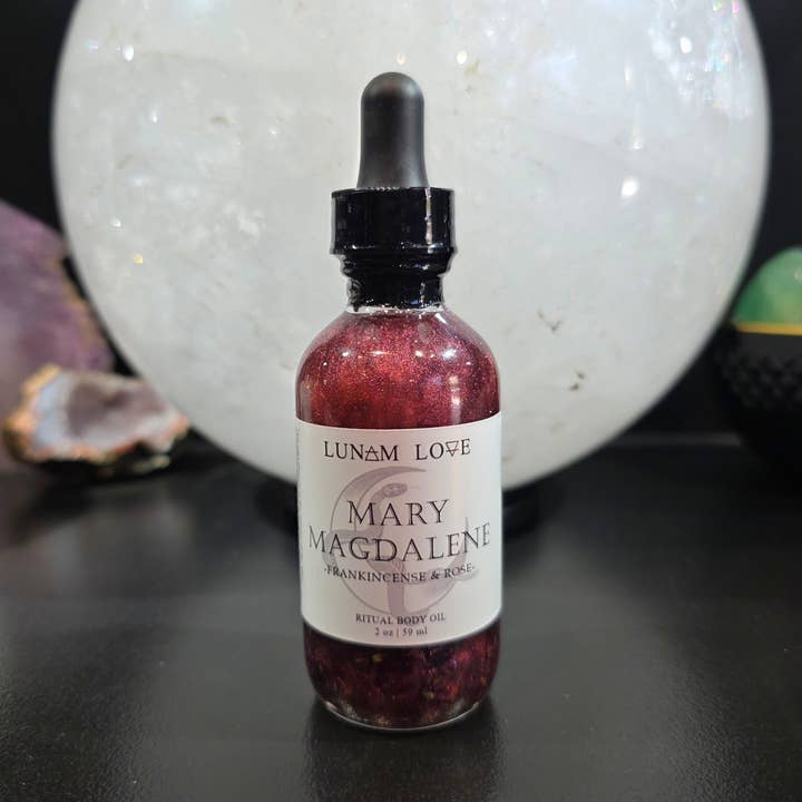 Mary Magdalene Ritual Body Oil for wholesale by Lunam Love