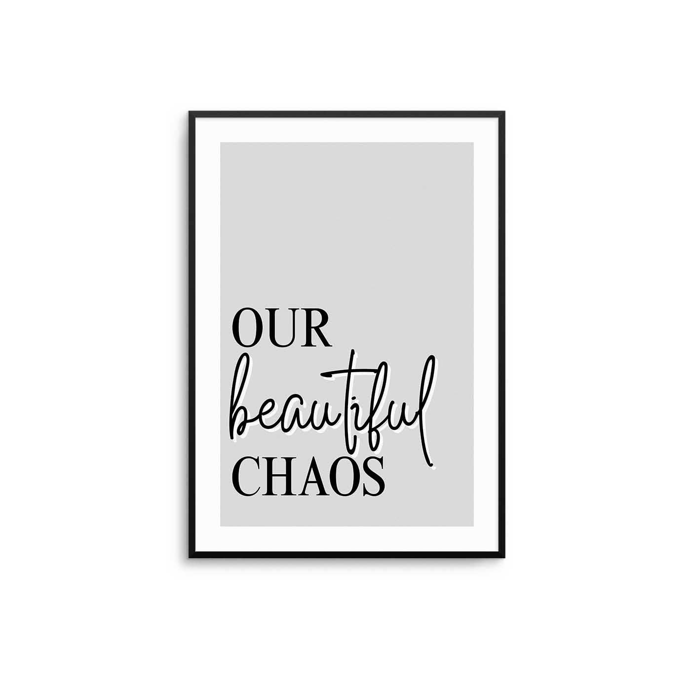 D'LUXE PRINTS - Wholesale Poster - Our Beautiful Chaos Print3
