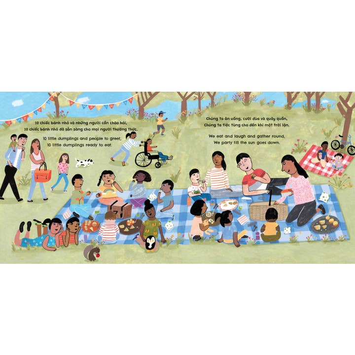 Barefoot Books - Wholesale Preschool Book (3-5) - Dumpling Day (Bilingual Vietnamese & English)3