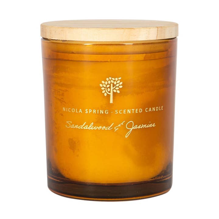 130g Sandalwood & Jasmine Soy Wax Scented Candle - By Nicola Spring and other Purchase Wholesale unbranded scented candlesuk. Free Returns & Net 60 Terms on Faire trending on Faire.