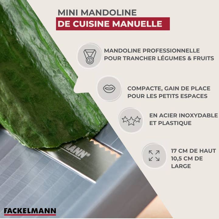 Zenker - Wholesale Kitchen Tool/Gadget - Fackelmann Handmade Tradition Professional Mini Mandoline