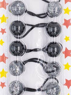 PONYTAIL HOLDERS 20 MM (GALACTIC BLACK) for wholesale by MI Hair Distribution