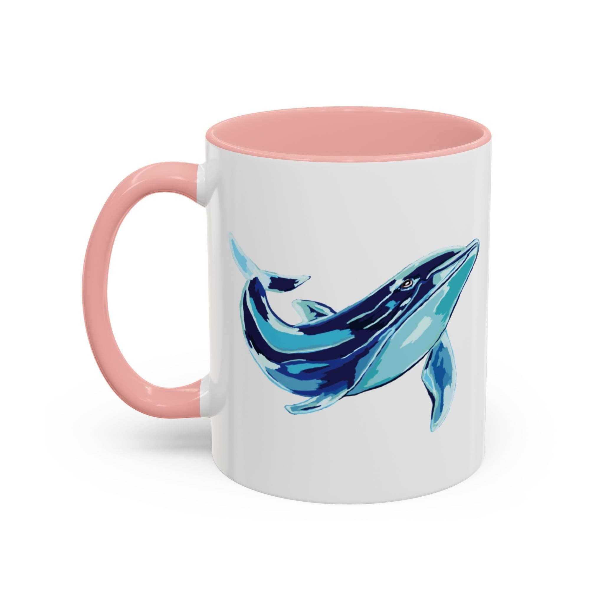 Blue Cava – Großhandel Kaffeebecher – Blauwal Ozeanleben Zwei-Ton Keramik Kaffeetasse - 11 oz & 15 oz6