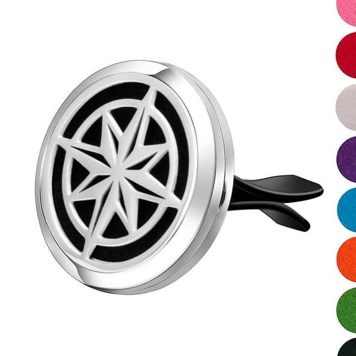 Nautical Star Car Vent Diffuser for Essential Oils for wholesale by Wild Essentials