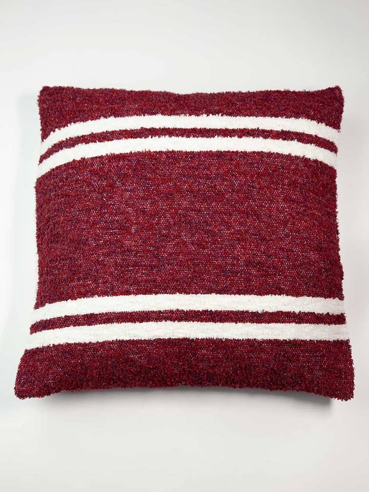Cushion Amazigh Burgundy for wholesale by Blankets Of The World