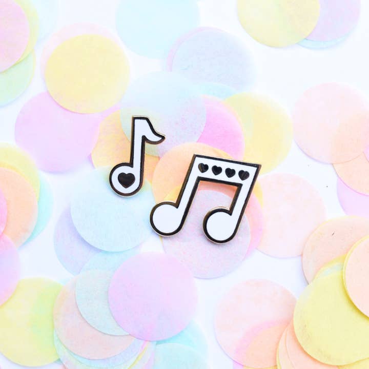 Love Notes Music Pin Set for wholesale by Sugarnova