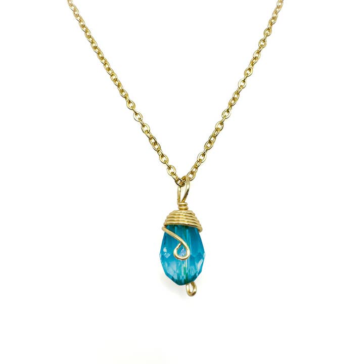 Alegria Accessories Inc. - Wholesale Pendant/Charm Necklace - Gold Birthstone necklace11