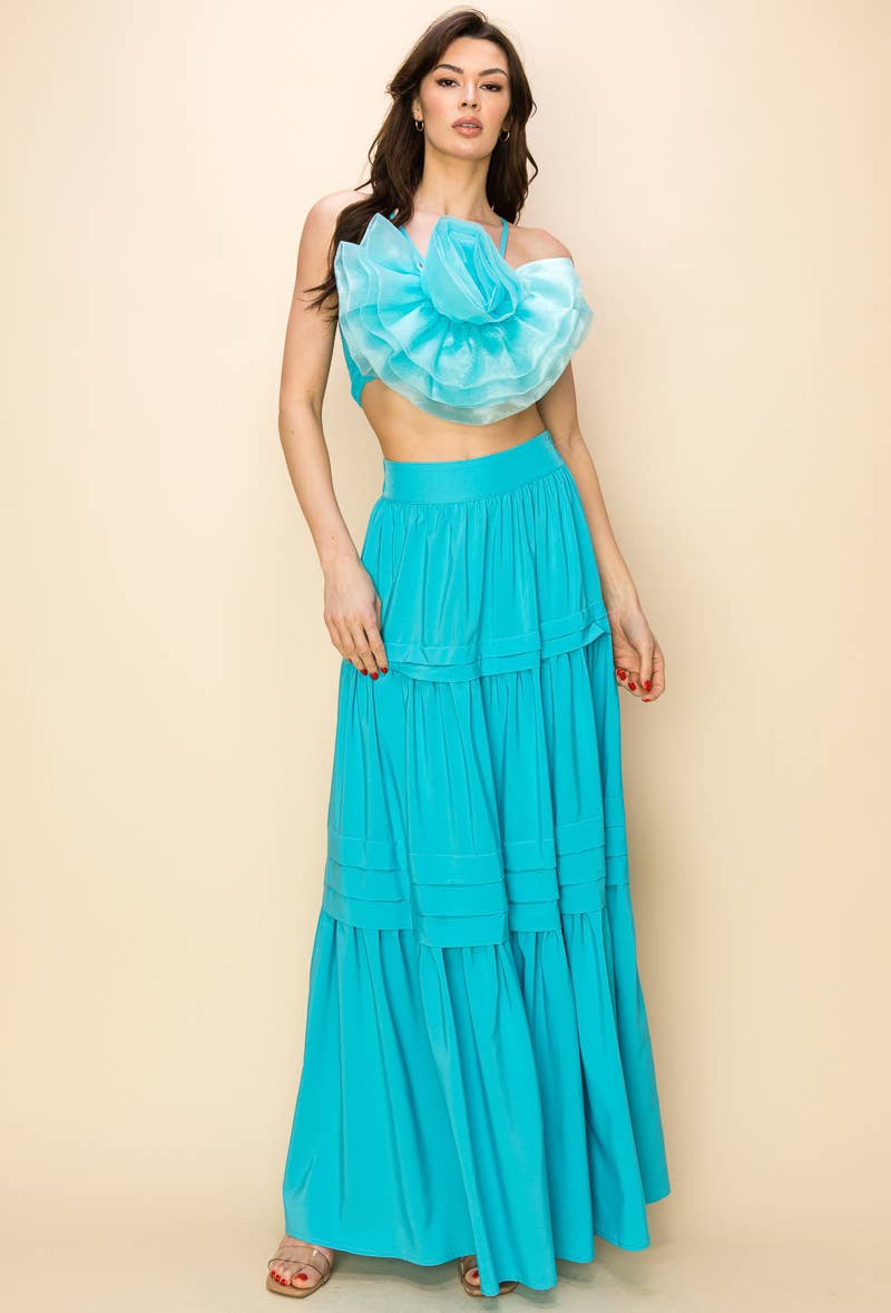 QMP Moda - Wholesale Blouse - Women's - FLOWER TOP WITH ELASTIC BACK AND ZIPPER3