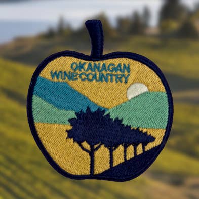 Okanagan Wine Country Patch for wholesale by Wild and Willy