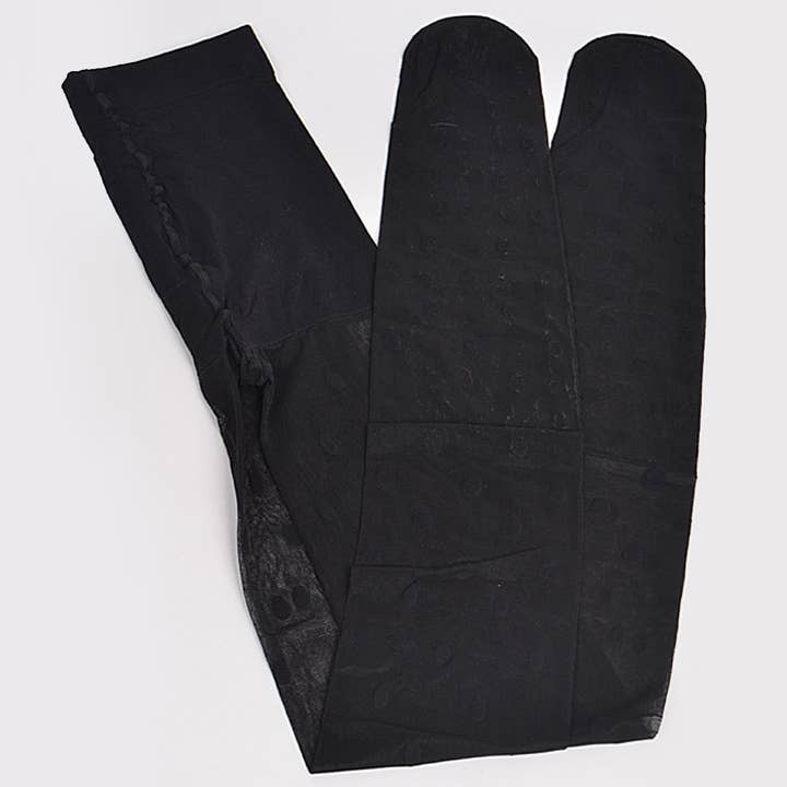 Black Polka Dot Stockings for wholesale on Faire1