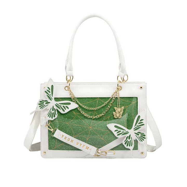 SALINA TRADING INC - Wholesale Top Handle Bag - Women's - Women Fashion Creative Gothic Maze Butterfly Handbag14