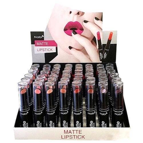 Deluxe Import Trading - Venta al por mayor Barra de labios - Labiales mate en 8 colores, exhibidor de 48 unidades0