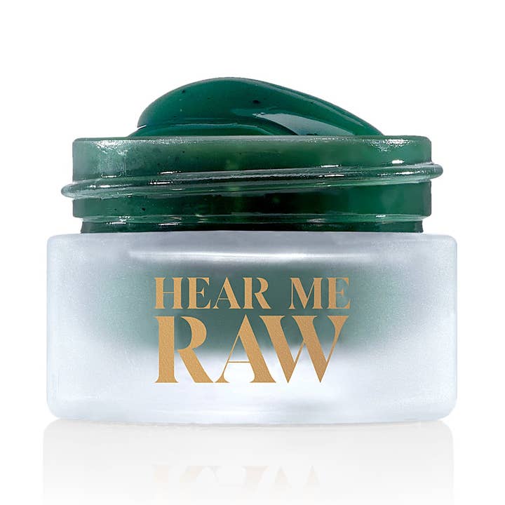 HEAR ME RAW - Wholesale Skincare Face Mask - The Brightener with Chlorophyll Travel Size - 0.5 fl oz0