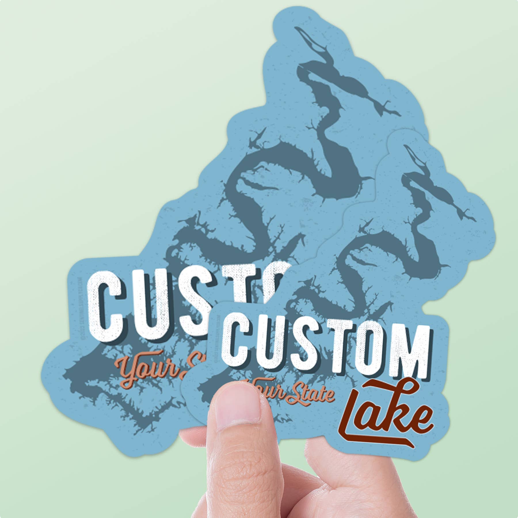Sentinel Supply - Wholesale Sticker - Custom Lake Stickers - Request a Lake on Name Drop Decals1