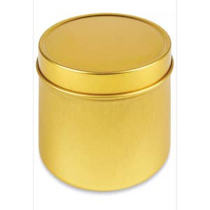 Gold Candle Tins Empty Empty Tins Candle Making Container Tins for Candles  Large Tin With Lid Large Tins Small Tins With Lids 