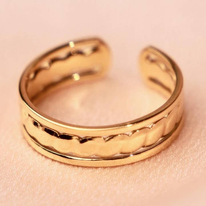 Rustfrit stål kvinders ring for engroshandel hos Victoire Collection