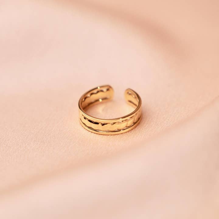 Stainless steel women's ring for wholesale by Victoire Collection