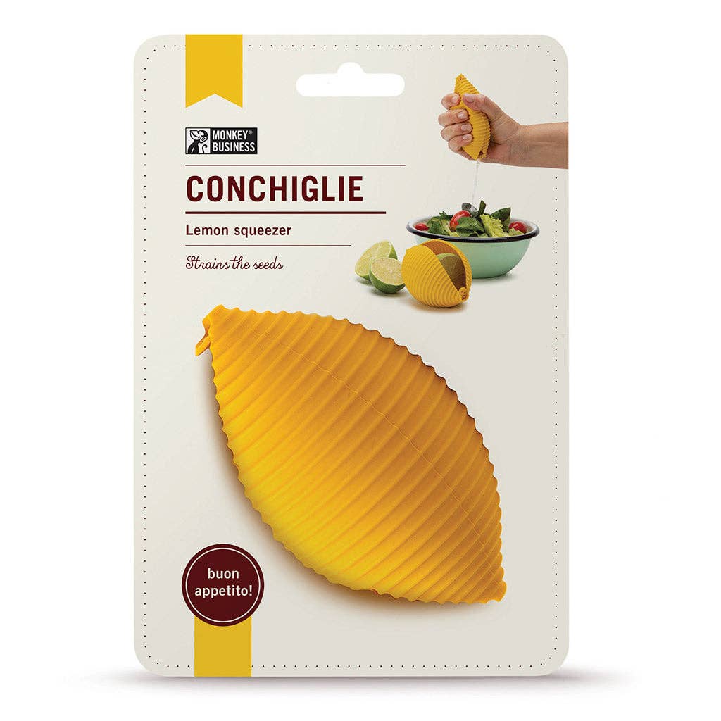Monkey Business Design USA LLC - Wholesale Kitchen Tool/Gadget - Pasta Shaped Silicone Lemon Squeezer | Conchiglie3