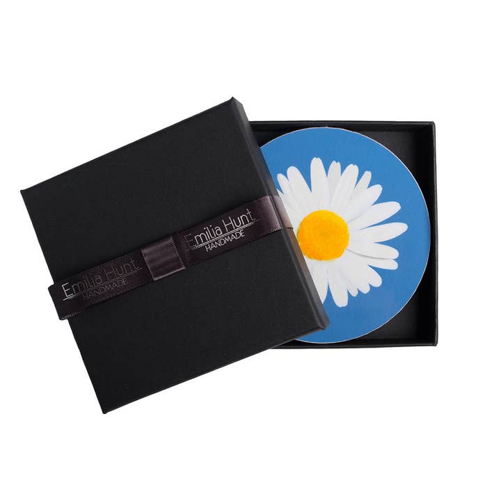 Set of Four Daisy Coasters for wholesale by Emilia Hunt