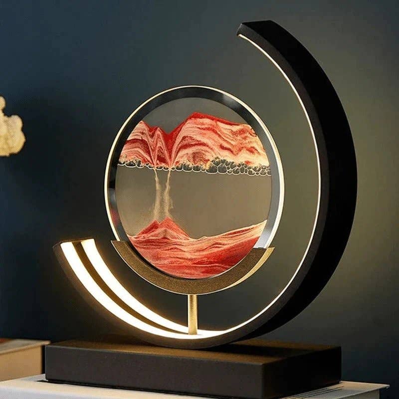 EP Design Lab - Wholesale Accent/Desk Lamp - Color-Changing Moving Sand Landscape LED Table Lamp3