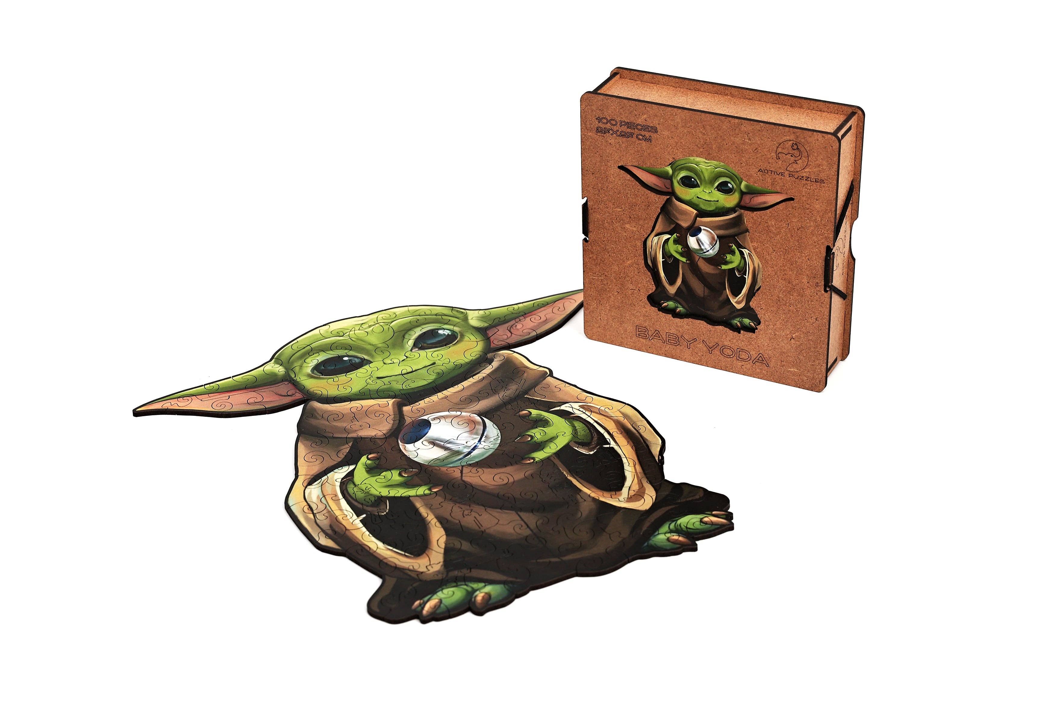 ACTIVE PUZZLES - Wholesale Puzzle - Kids - Baby Yoda Wooden Puzzle3