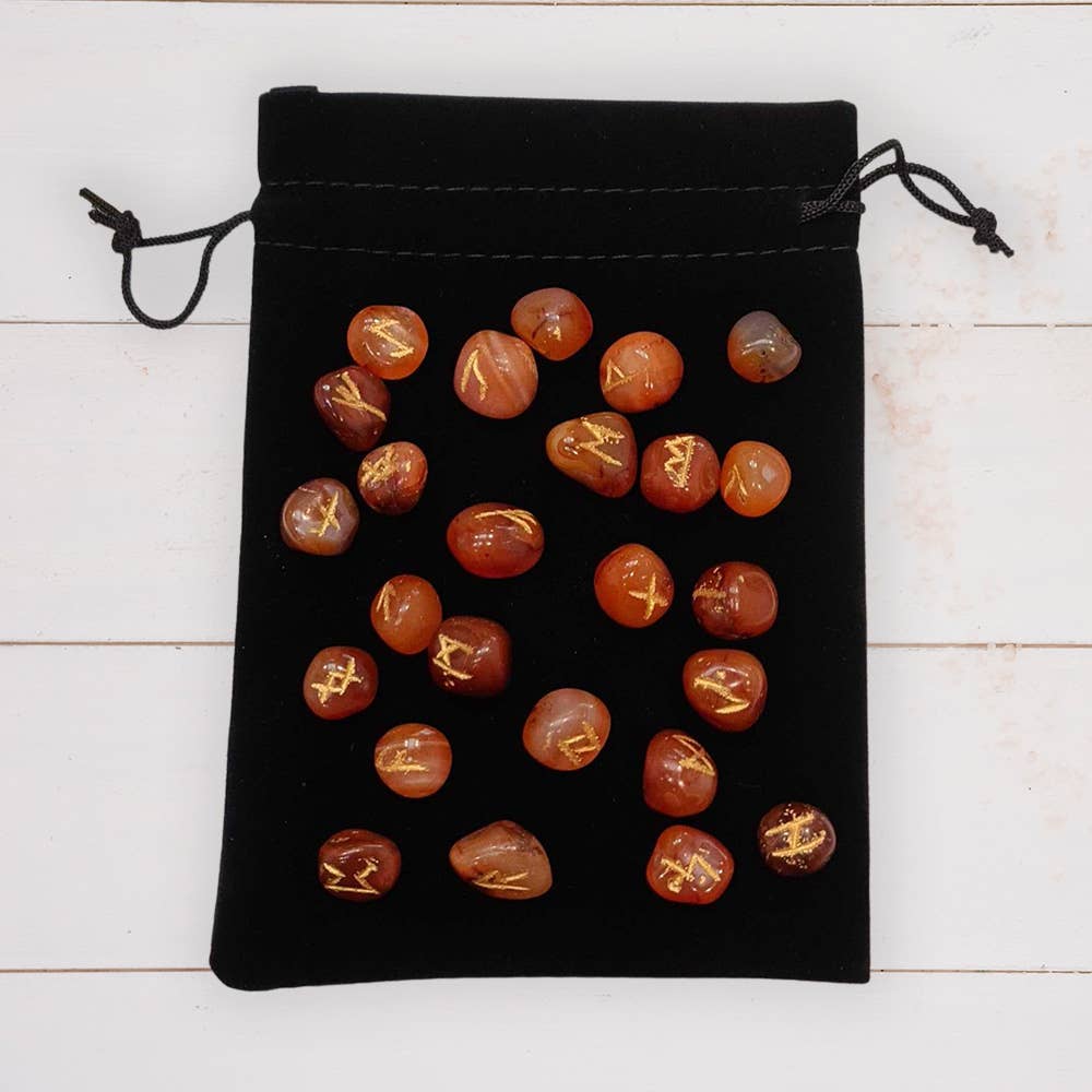 VIE – wholesale Andlig sten/kristall – Chakra-runset med påse5