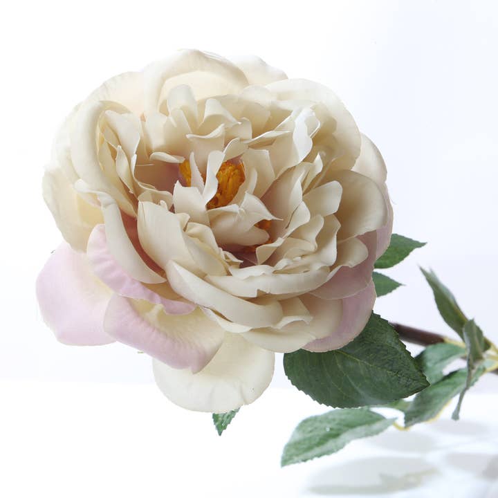 Mezu Silk Flowers – wholesale Artificial flowers – Artificial Vintage Pink Large Single Old English Rose1