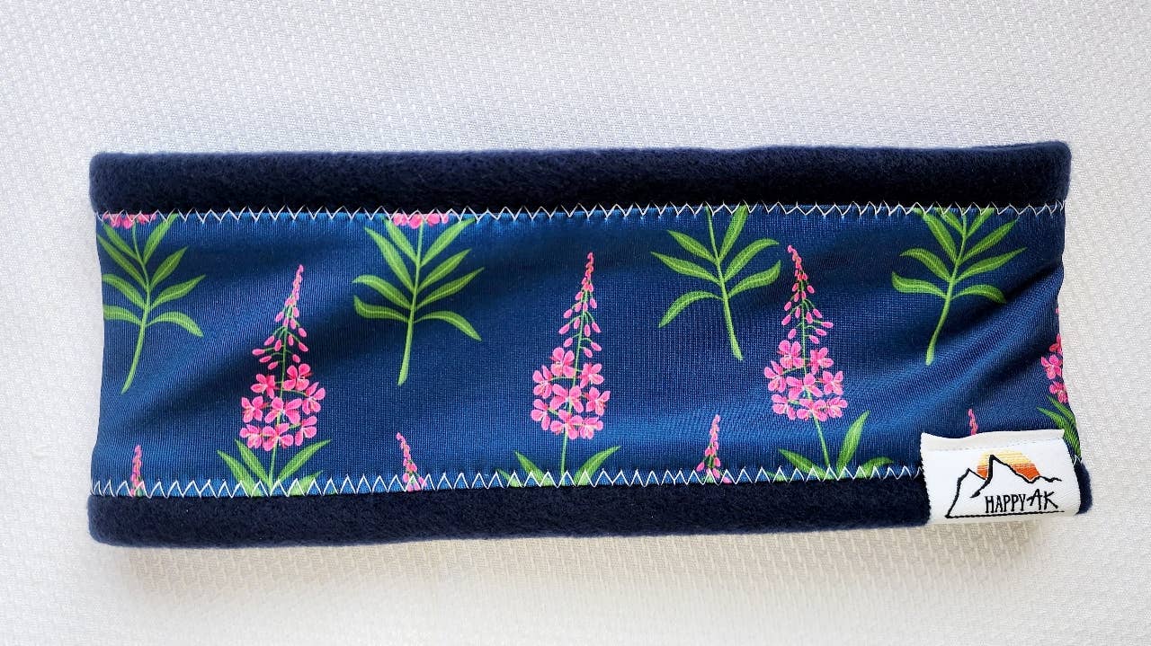 HappyAK Handmade Headbands and Neckwear - Vendita all'ingrosso Fascia per capelli - Donna - Fasce per Capelli Foderate in Pile (Floreale/Natura)-Pacchetto7