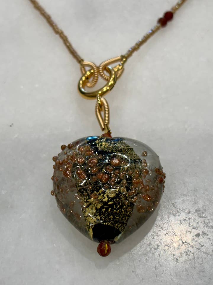 Romanced Heart (Gemstone Choker) for wholesale by Meditate With Mala, LLC