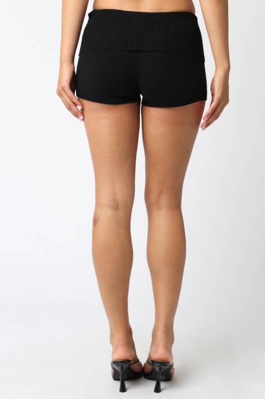 Olivaceous - Vente Short – femme - Short en maille Skyler2