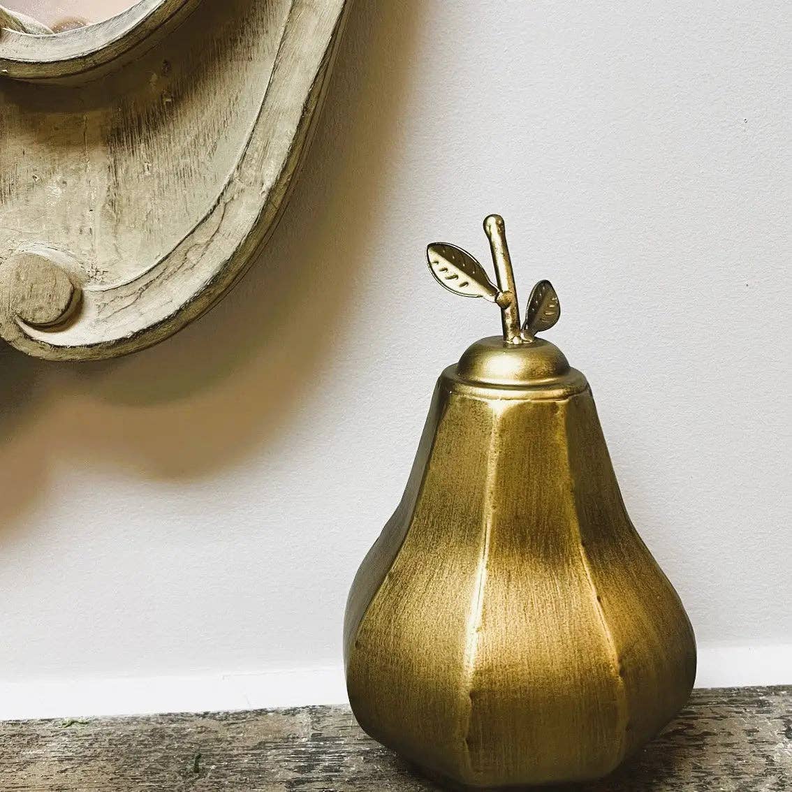 Vagabond Vintage - Wholesale Decorative Tabletop Object - GOLDEN PEAR TABLE DECOR1