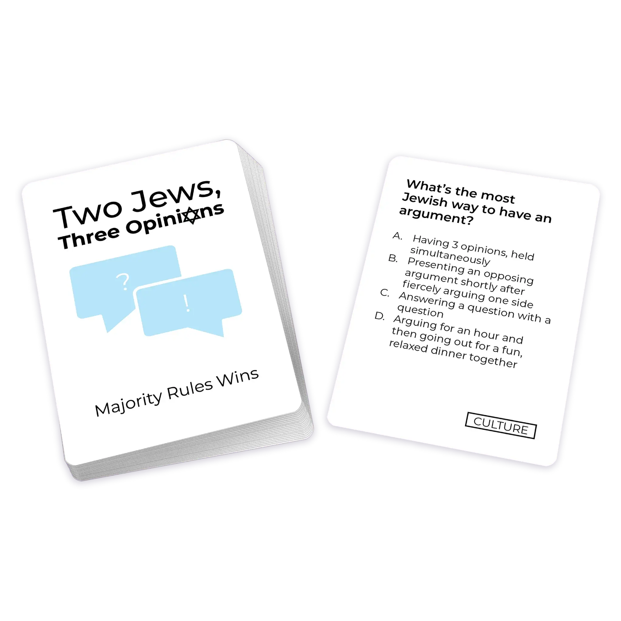 Bridge Distribution - Wholesale Card Game - Two Jews, Three Opinions1