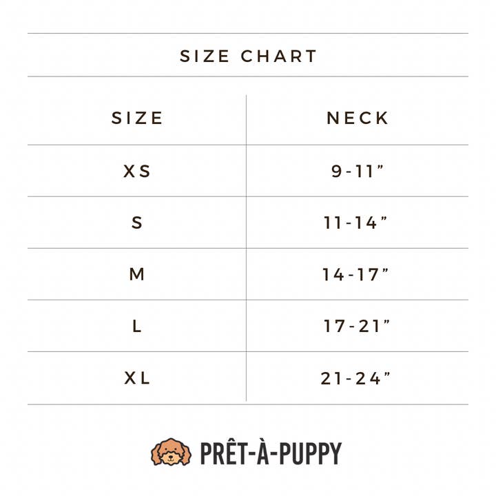PRÊT-À-PUPPY - Wholesale Pet Collar - Dog - Original Collar - Design your Own