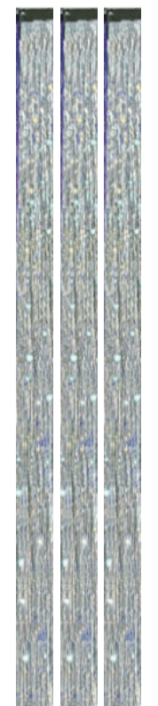 Starlight Twinkles Silver Sparkle Tinsel Hair Extension Clips 3 PK for wholesale on Faire2
